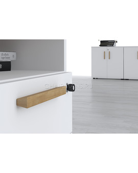 Шкаф с малыми дверьми и топом Skyland FORTA FLC 80.1(Z) черный графит, изображение 2