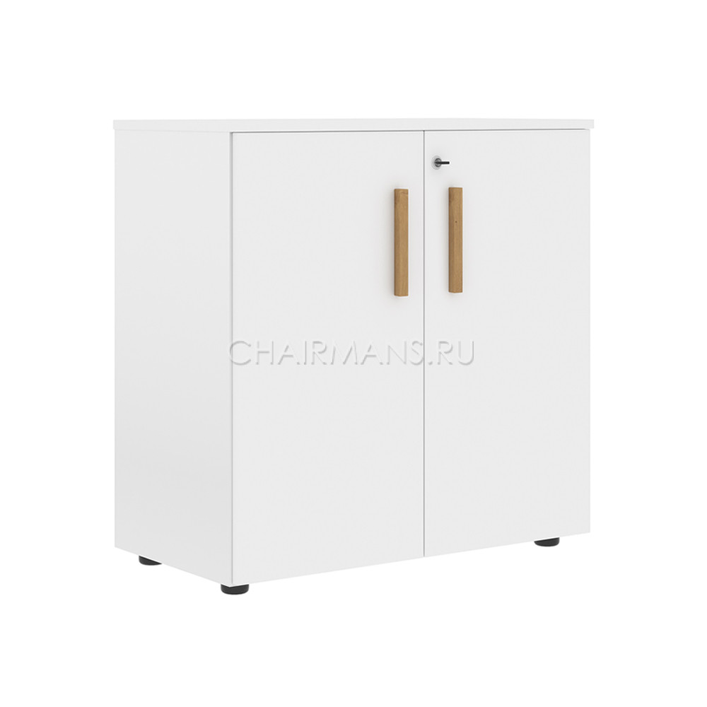 Шкаф с глухими малыми дверьми и топом Skyland FORTA FLC 80.1(Z) белый премиум