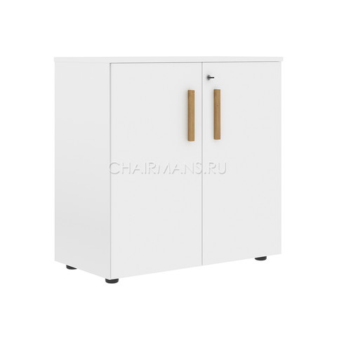 Шкаф с глухими малыми дверьми и топом Skyland FORTA FLC 80.1(Z) белый премиум
