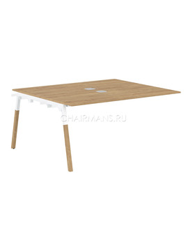 Стол приставной Skyland FORTA FIWST 1513 дуб гамильтон/белый-бук, изображение 1