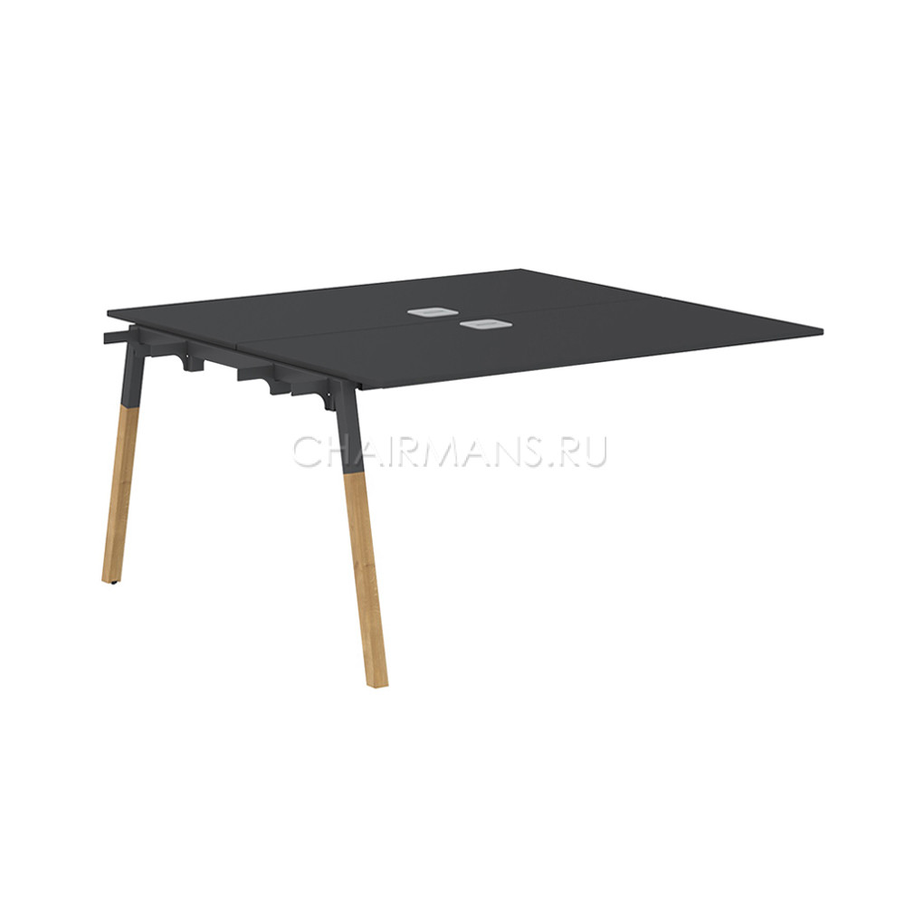 Стол приставной Skyland FORTA FIWST 1313 черный графит/черный графит-бук