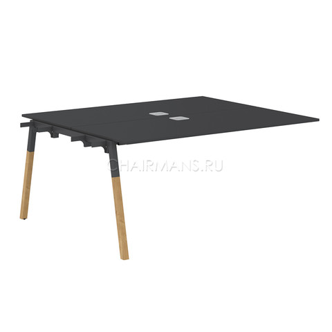 Стол приставной Skyland FORTA FIWST 1513 черный графит/черный графит-бук