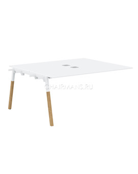 Стол приставной Skyland FORTA FIWST 1513 белый премиум/белый-бук, изображение 1