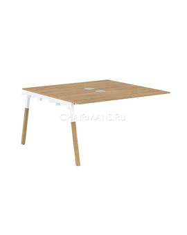 Стол приставной Skyland FORTA FIWST 1313 дуб гамильтон/белый-бук, изображение 1
