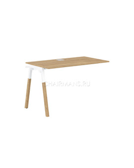 Стол приставной Skyland FORTA FIST 1167 дуб гамильтон/белый-бук, изображение 1