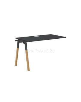 Стол приставной Skyland FORTA FIST 1167 черный графит/черный графит-бук, изображение 1