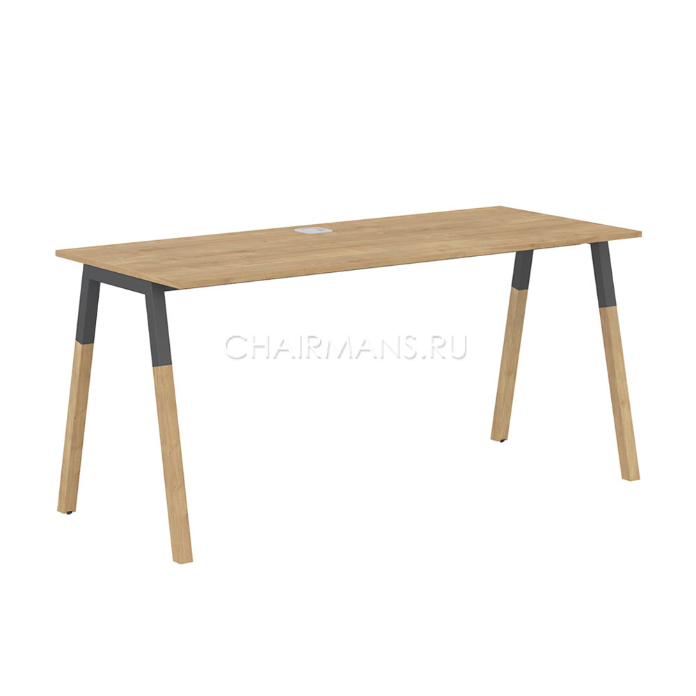 Стол компьютерный Skyland FORTA FST 1567 дуб гамильтон/черный графит-бук