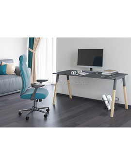 Стол компьютерный Skyland FORTA FST 1567 белый премиум/белый-бук, изображение 2