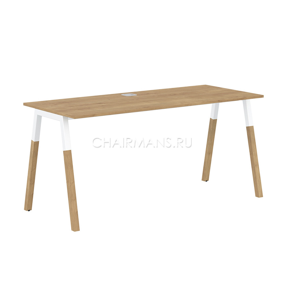 Стол компьютерный Skyland FORTA FST 1567 дуб гамильтон/белый-бук