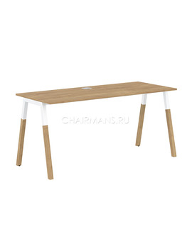 Стол компьютерный Skyland FORTA FST 1567 дуб гамильтон/белый-бук, изображение 1