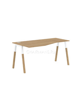 Стол компьютерный Skyland FORTA FCT 1567(L) дуб гамильтон/белый-бук, изображение 1
