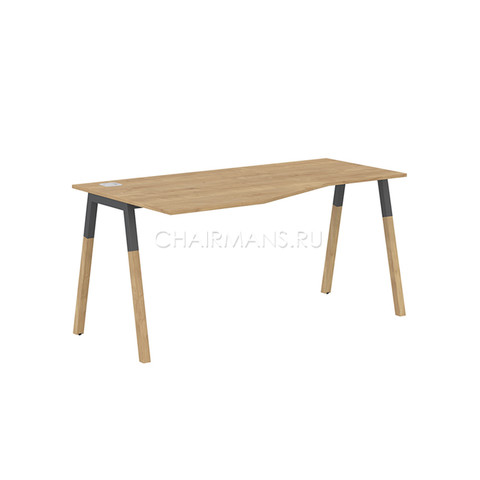 Стол компьютерный Skyland FORTA FCT 1567(L) дуб гамильтон/черный графит-бук