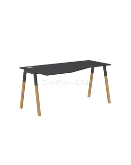 Стол компьютерный Skyland FORTA FCT 1567(L) черный графит/черный графит-бук, изображение 1