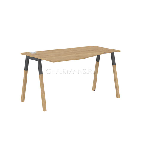 Стол компьютерный Skyland FORTA FCT 1367(L) дуб гамильтон/черный графит-бук