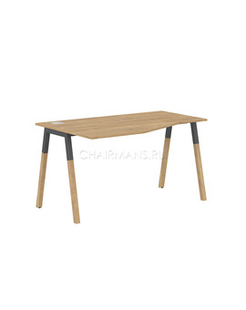 Стол компьютерный Skyland FORTA FCT 1367(L) дуб гамильтон/черный графит-бук, изображение 1