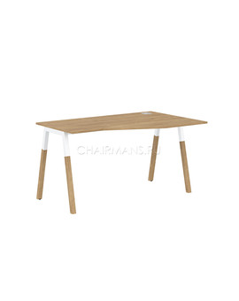 Стол компьютерный Skyland FORTA FCT 1367(R) дуб гамильтон/белый-бук, изображение 1