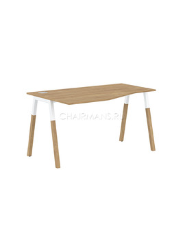 Стол компьютерный Skyland FORTA FCT 1367(L) дуб гамильтон/белый-бук, изображение 1