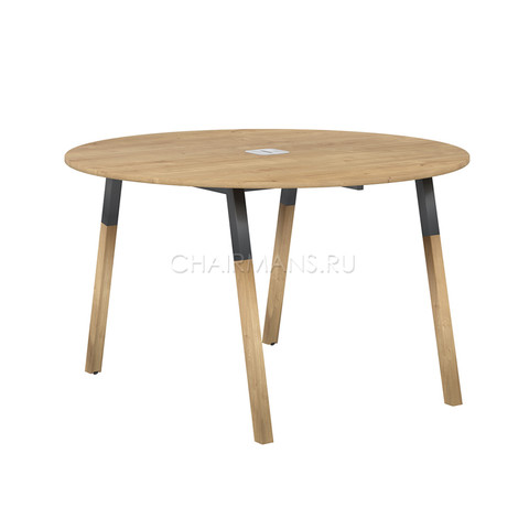 Конференц стол Skyland FORTA FRST 1250 дуб гамильтон/черный графит-бук