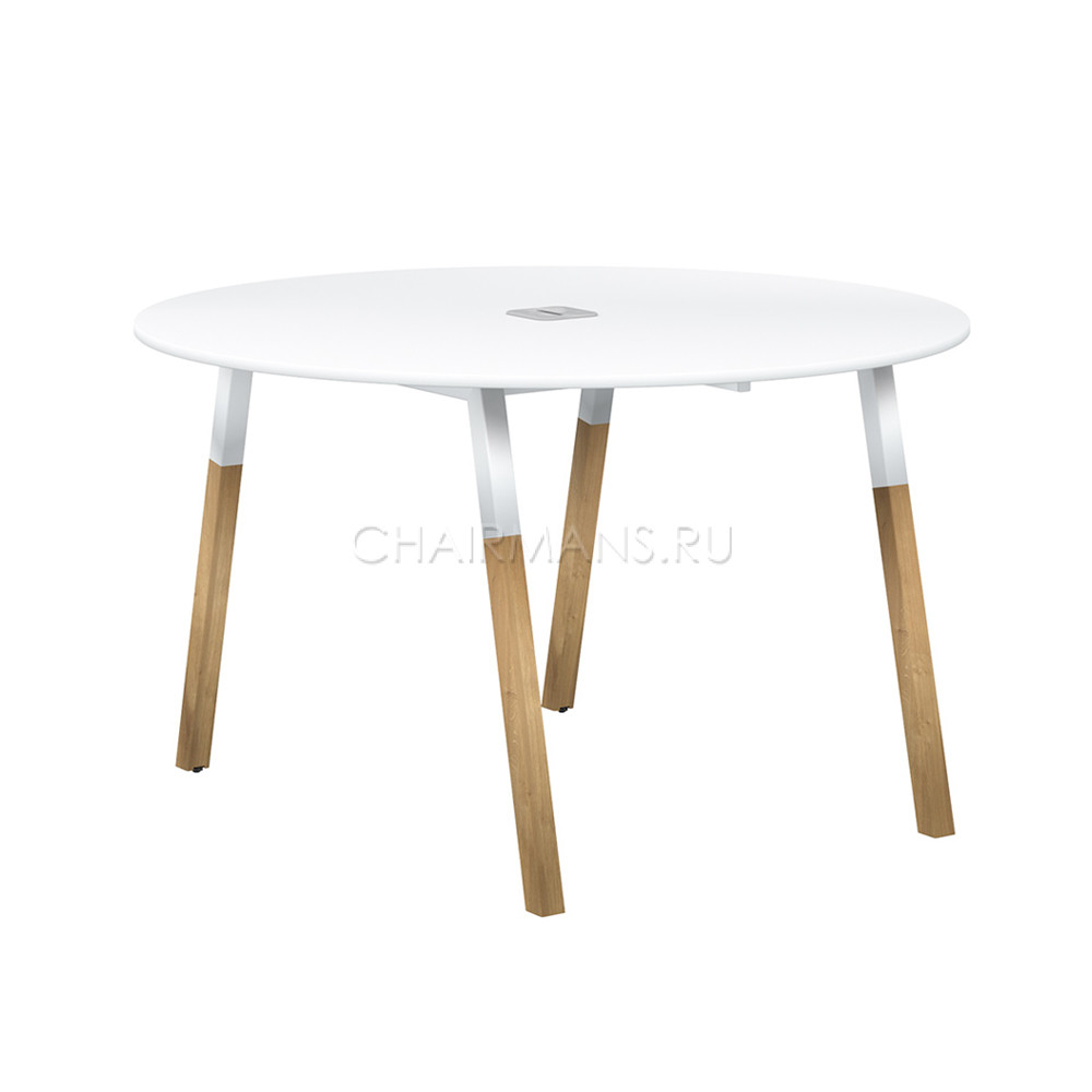 Конференц стол Skyland FORTA FRST 1250 белый премиум/белый-бук