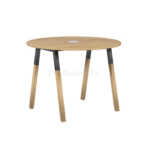 Конференц стол Skyland FORTA FRST 1020 дуб гамильтон/черный графит-бук