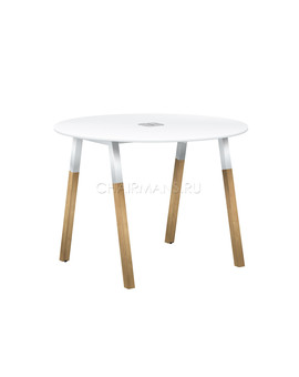 Конференц стол Skyland FORTA FRST 1020 белый премиум/белый-бук, изображение 1