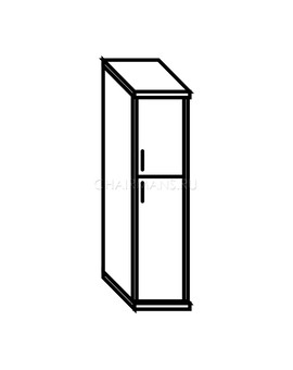 Шкаф Skyland IMAGO СУ-1.8 Пр орех, изображение 2