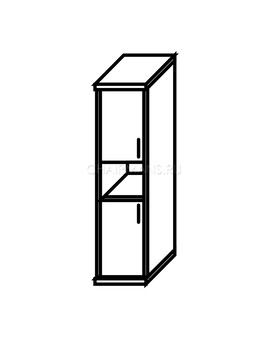 Шкаф Skyland IMAGO СУ-1.5 Л ясень шимо, изображение 2