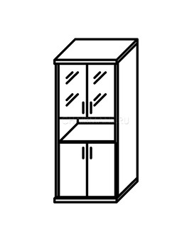 Шкаф Skyland IMAGO СТ-1.4 венге магия, изображение 2