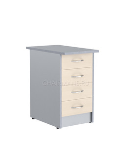 Тумба приставная Skyland IMAGO ТП-4.2 клен/металлик, изображение 1