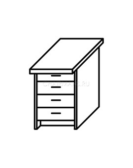 Тумба приставная Skyland IMAGO ТП-4.2 венге магия, изображение 2