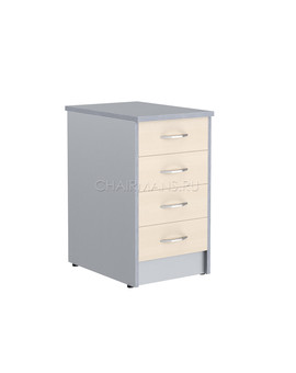 Тумба приставная Skyland IMAGO ТП-4.1 клен/металлик, изображение 1