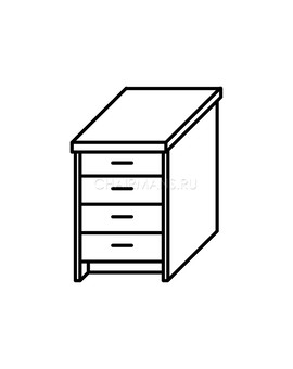 Тумба приставная Skyland IMAGO ТП-4.1 груша, изображение 2