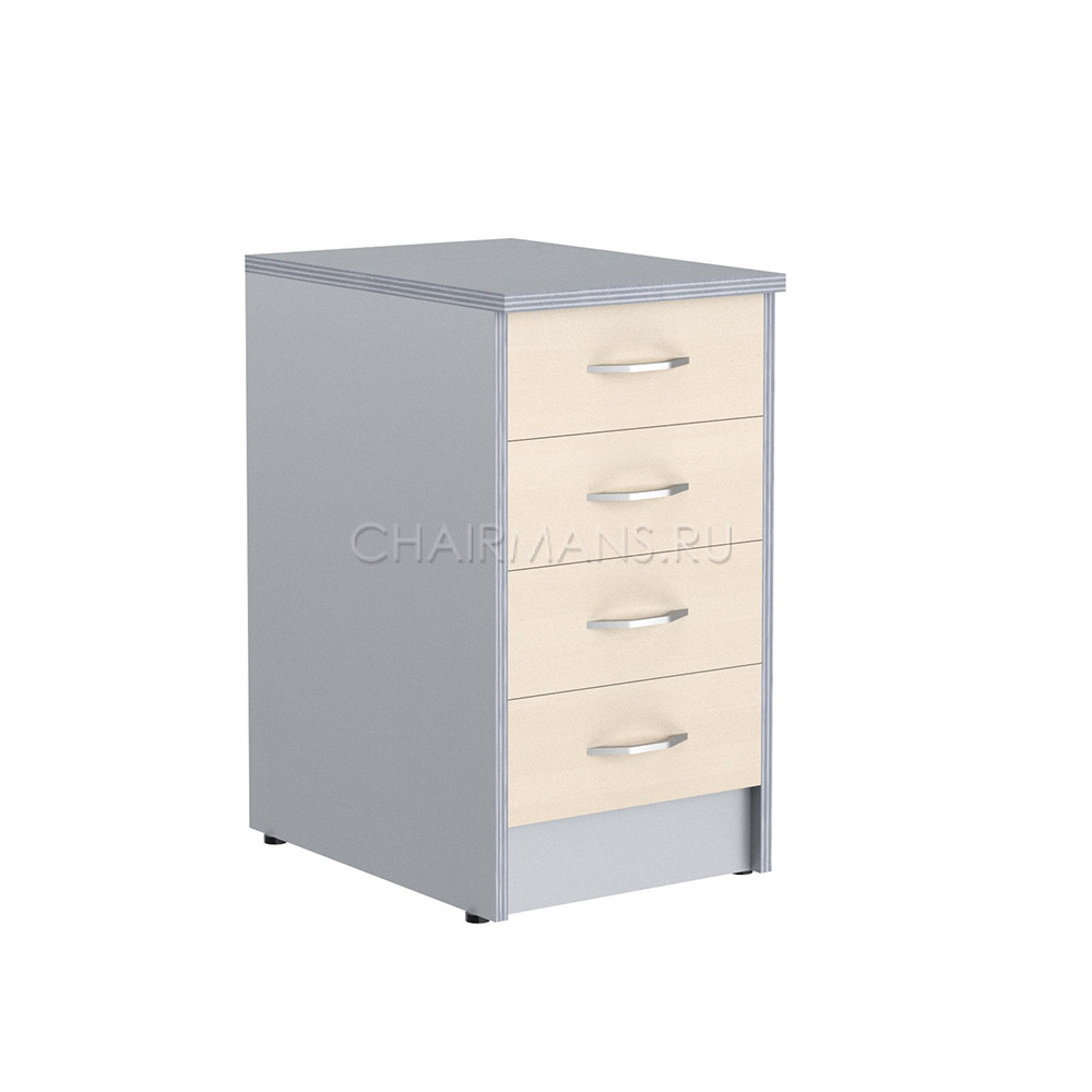 Тумба приставная Skyland IMAGO ТП-4 клен/металлик