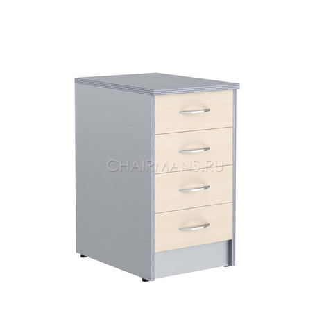 Тумба приставная Skyland IMAGO ТП-4 клен/металлик