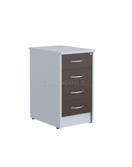 Тумба приставная Skyland IMAGO ТП-4 венге магия/металлик, изображение 1