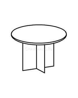 Стол круглый Skyland IMAGO ПРГ-1 груша, изображение 2