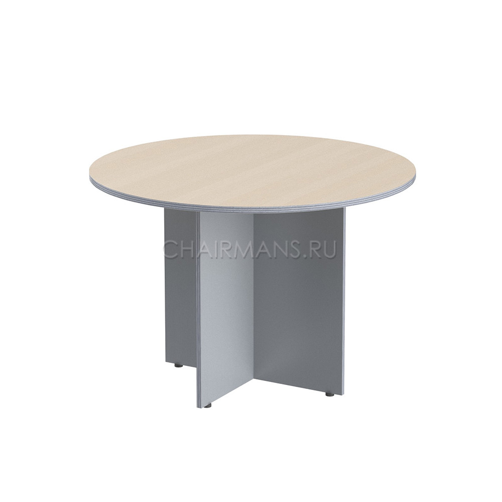 Стол круглый Skyland IMAGO ПРГ-1 клен/металлик