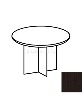 Стол круглый Skyland IMAGO ПРГ-1 венге магия, изображение 2