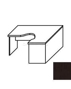 Стол криволинейный Skyland IMAGO СА-3 Пр венге магия, изображение 2