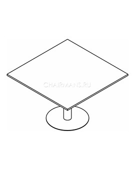 Конференц стол Skyland IMAGO ПРГ-6 клен/алюминий, изображение 2