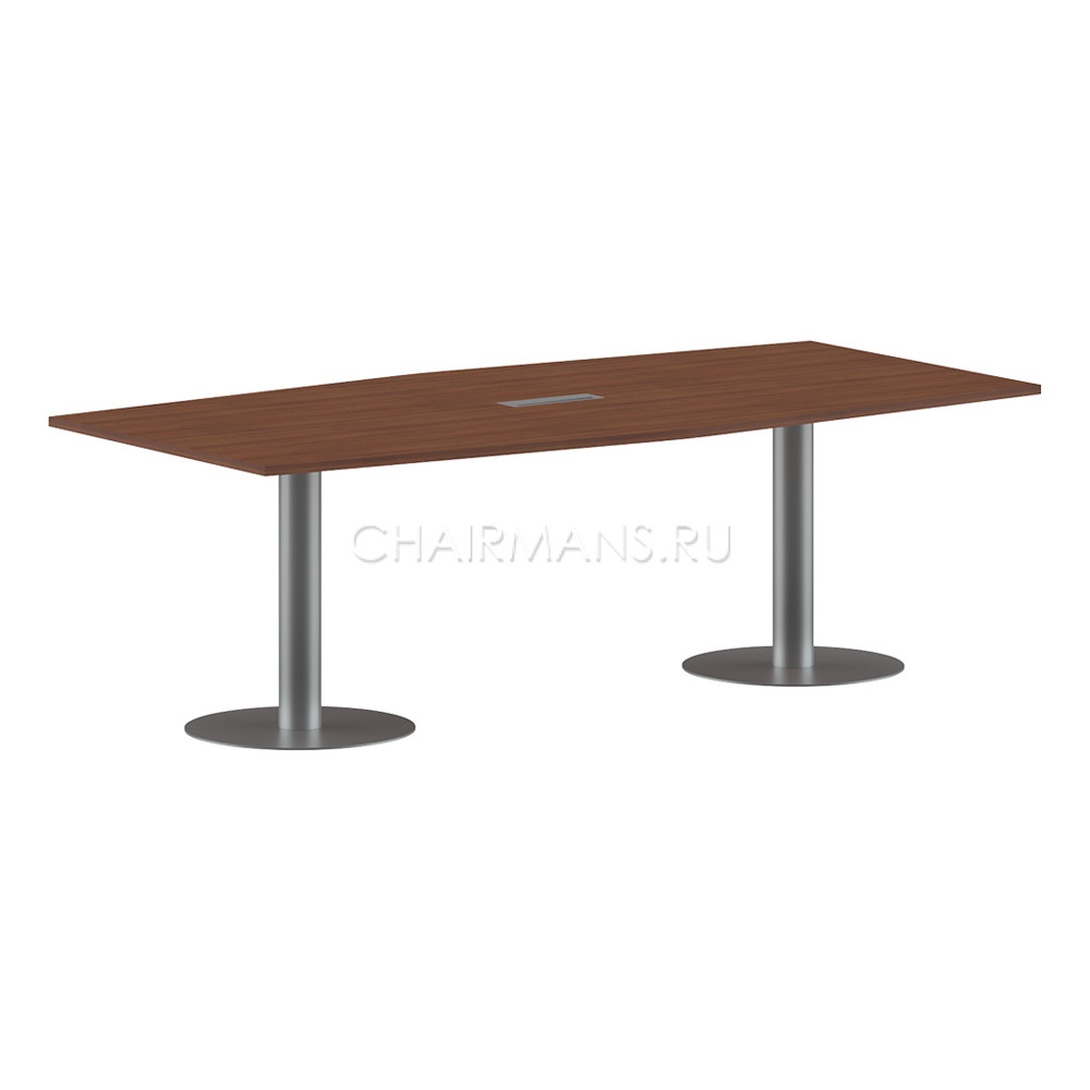Конференц стол Skyland IMAGO ПРГ-4 орех французский/алюминий