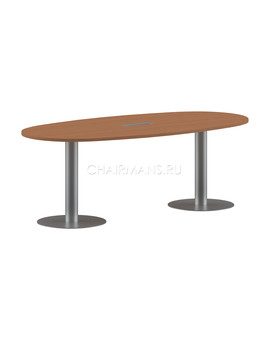 Конференц стол Skyland IMAGO ПРГ-3 груша ароза/алюминий, изображение 1