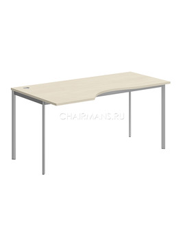 Стол эргономичный Skyland IMAGO-S СА-1S(L) клен/алюминий, изображение 1