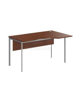 Стол эргономичный Skyland IMAGO-S CA-2SD(R) орех французский/алюминий, изображение 1