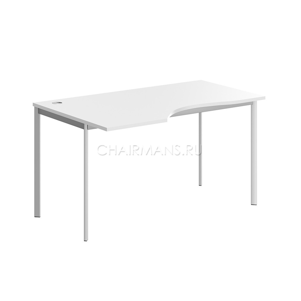 Стол эргономичный Skyland IMAGO-S CA-2S(L) белый/алюминий