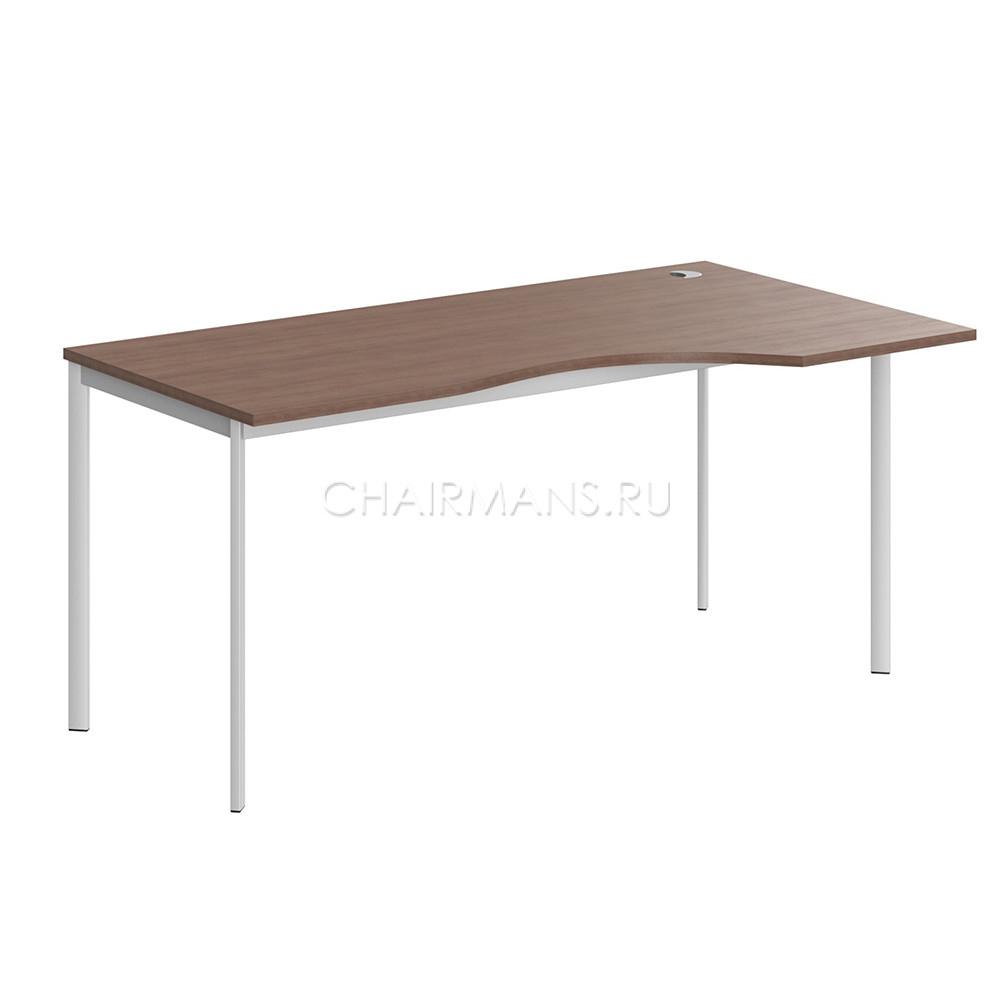 Стол эргономичный Skyland IMAGO-S CA-1S(R) ясень шимо/белый полуматовый