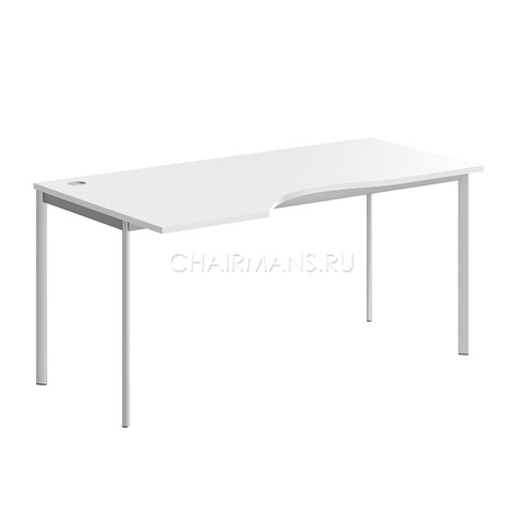 Стол эргономичный Skyland IMAGO-S CA-1S(L) белый/алюминий