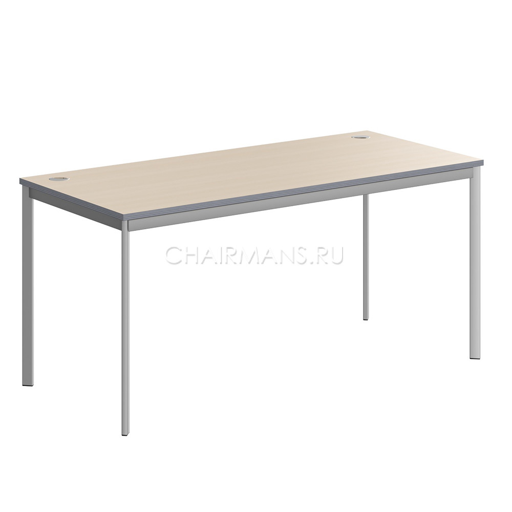 Стол прямой Skyland IMAGO-S СП-4S клен/алюминий