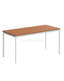 Стол прямой Skyland IMAGO-S СП-4S груша ароза/белый полуматовый, изображение 1