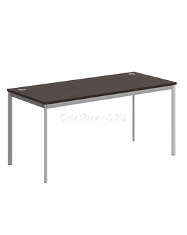 Стол прямой Skyland IMAGO-S СП-4S венге магия/алюминий, изображение 1